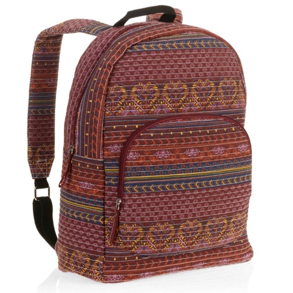 no boundaries square nylon backpack